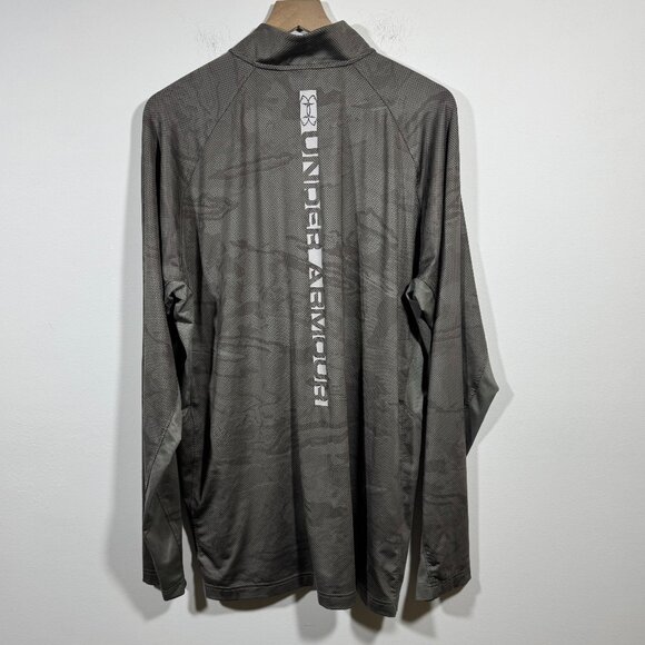 Under Armour Men's Camo Fishing Long Sleeve Pullover Top XXL Gym Outdoors - Picture 1 of 5